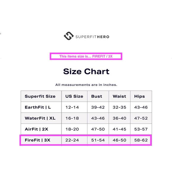 Superfit Hero Crop Tank – Magenta Pink Cockatoo – Size 3XL – NWT - Picture 3 of 4